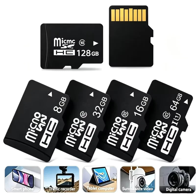 1/5PCS 10 Categories High-speed Memory card 4/8/16/32/64/128GB sd card Mini TF card is used to monitor the drone tachograph
