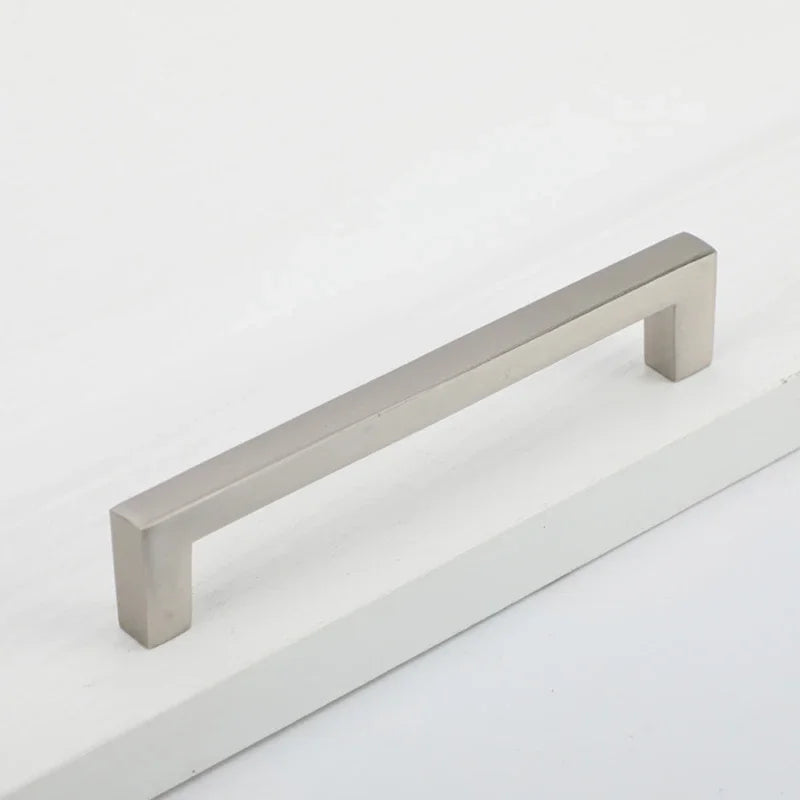 Modern Cabinet Handles Kitchen Door Handles Drawer Knobs Aluminum Alloy Wardrobe Door Handles Brushed Modern Style Hardware