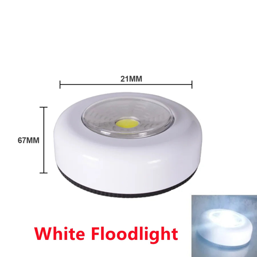 Touch LED Cabinet Lights Battery Powered Stick On Wall Sunset Lamp for Kitchen Bedroom Closet Cupboard Night Light Decoration