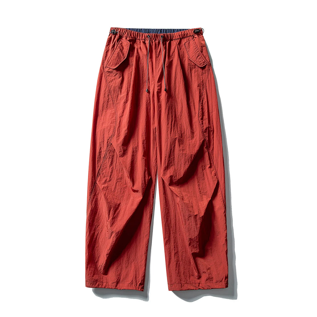 Men Women Outdoor Lightweight Quick Dry Loose Casual Sport Wide Leg Cargo Pant Couple Streetwear Hiking Track Techwear Trousers