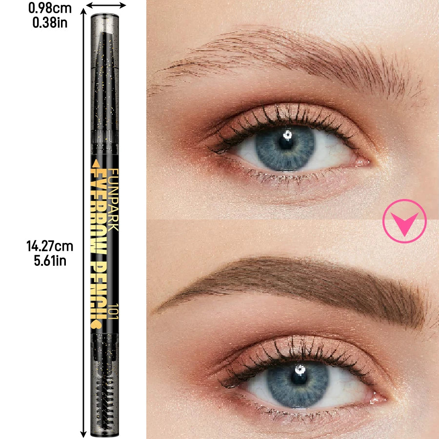 Double-head Eyebrow Pencil High Pigment Non-fading Waterproof Durable 5 Color Byebrow Pen Eye Makeup For Women Cosmetics