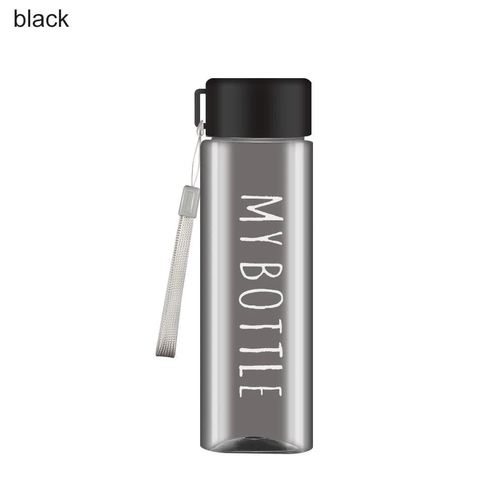 500ml Sports Water Cup Large Capacity Men Women Summer Outdoor Portable Plastic Water Bottle Coffee Juice Cup Water Bottle