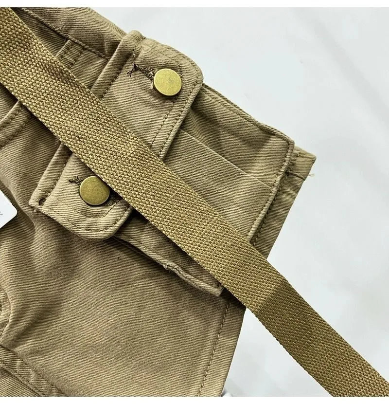 Large Pocket Denim Shorts Women Stretch Slim Fit High Waist Sexy Butt Lifting Hot Pants Summer Fashion Babes Casual Y2k Clothes