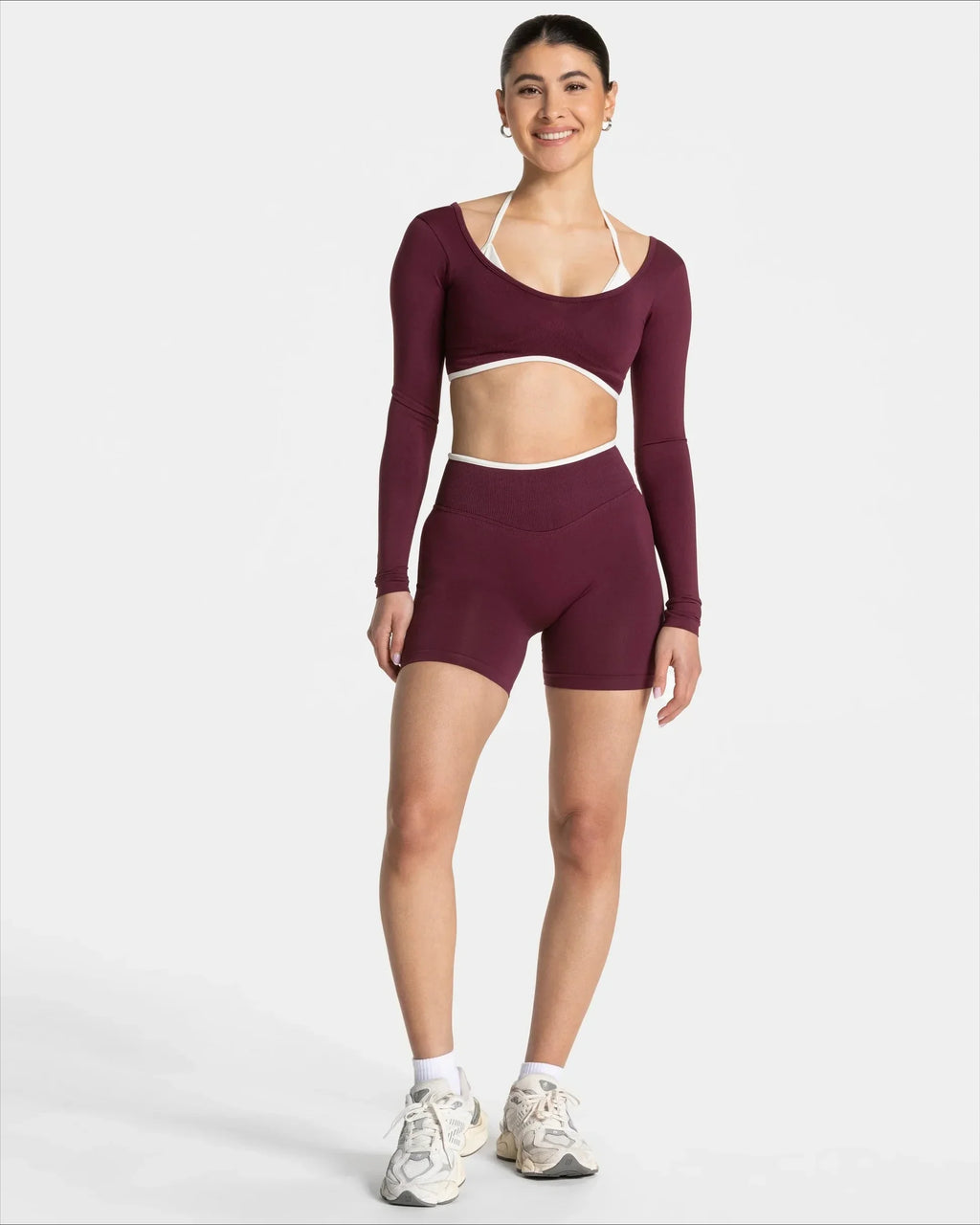 Women White Waist Tight Summer Seamless Sports Shorts High Waist Hip Lifting Yoga Pants Running High Elastic Sport Shorts Female