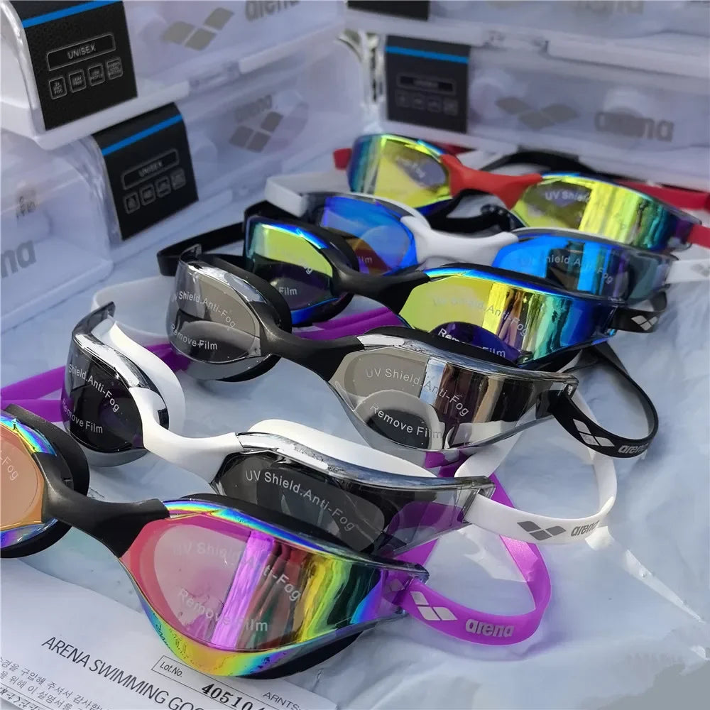 ARENA Professional Racing Swimming Goggles Waterproof Anti-Fog High Definition UV400 for Competition And Training Swim Equipment