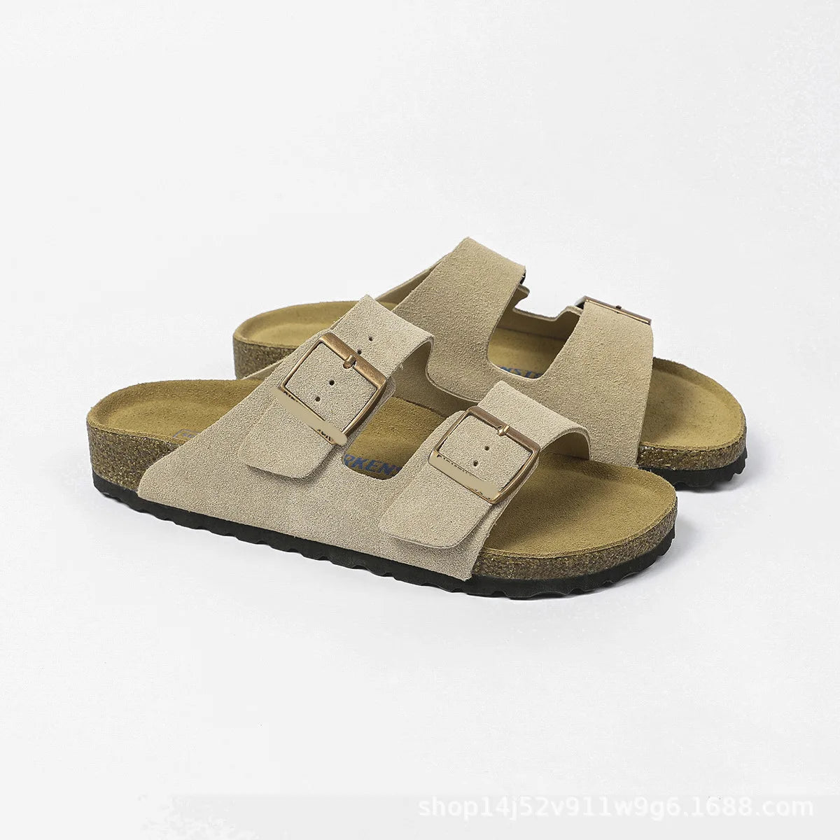 Double breasted sandals, outdoor flip flops, men's and women's soft shoes for outdoor wear