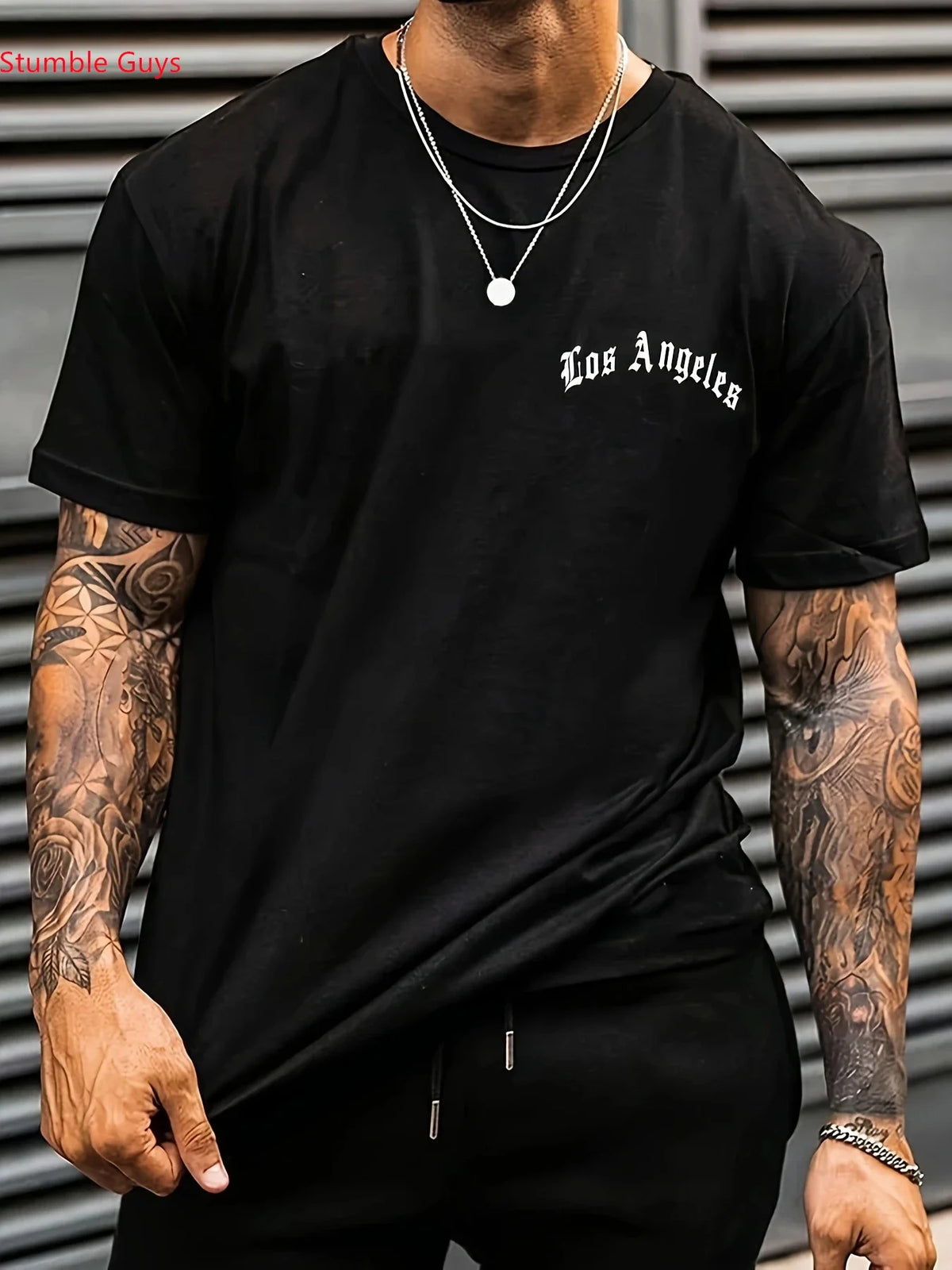 Summer Trendy Casual Men's Tee Quick Dry Breathable Printed Short Sleeve Jersey Fashion Athletic Street Sportswear Tops