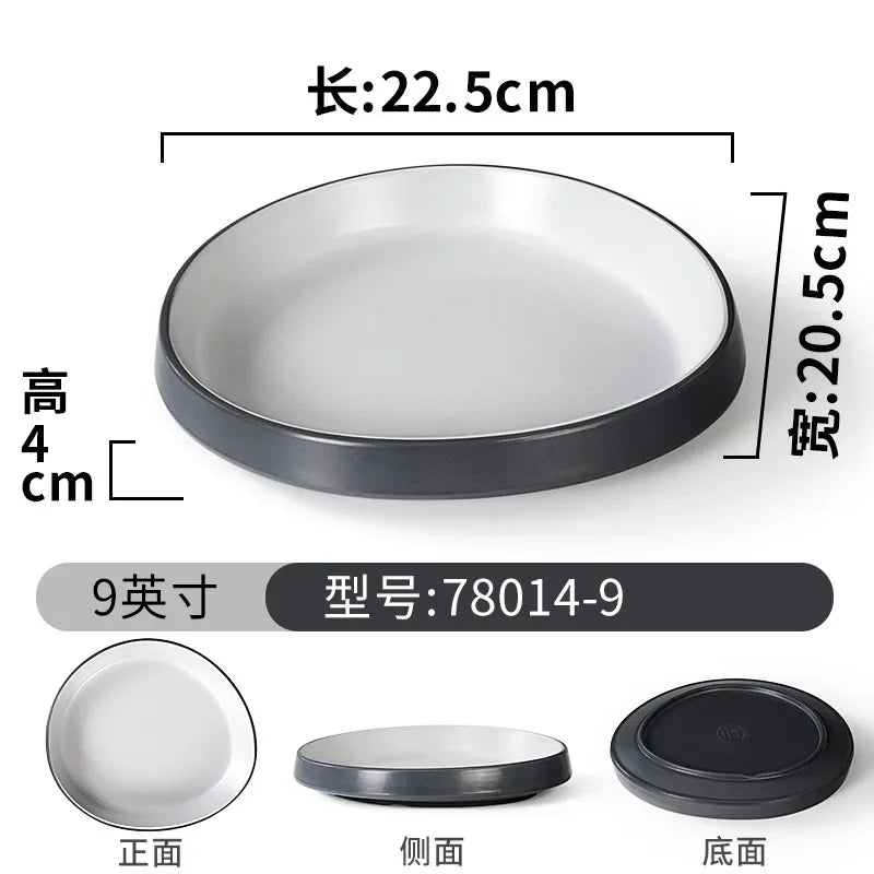 1PCS Tableware/high-end Cold Dish Plates/non Fragile Plates/bowls/sushi Plates, Japanese Style,A5 Food Grade Melamine