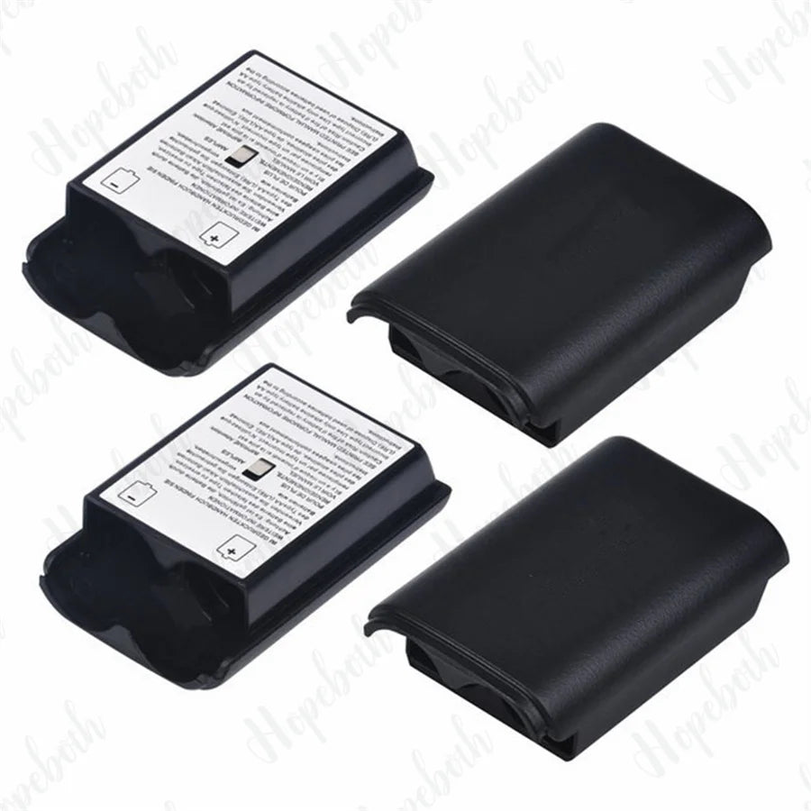 100/50/20/10PCS Rechargeable AA Battery Back Cover Case Shell For Xbox 360 Wireless Controller New Game Accessories Balck White