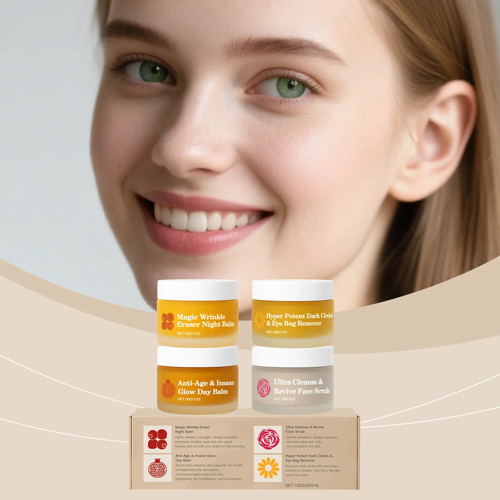 Multi Functional Day Night Set Shrink Pore Tightening Brighten Reduce Dark Circles Skin Barrier Repair Deep Nourishing Face Care