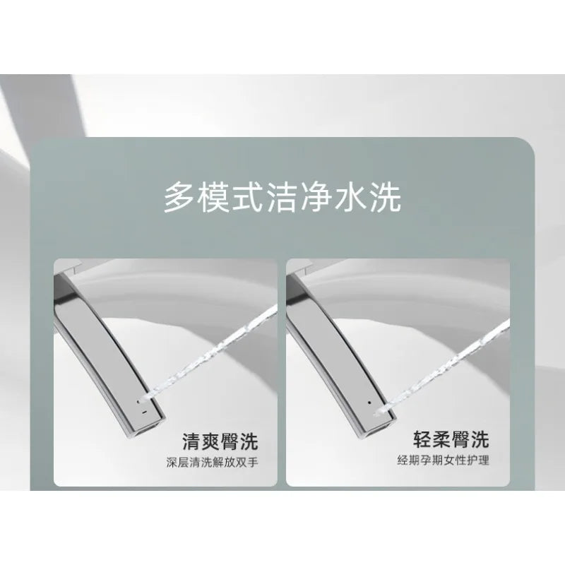 Egg-shaped smart toilet seat, fully automatic integrated household waterless pressure toilet, very practical