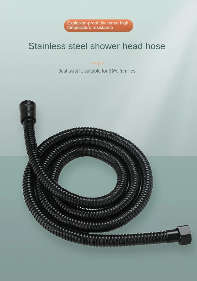 5 Modes Shower Head Set with Water Pipe Bracket Adjustable High Pressure Water Saving Shower Head Water Massage Shower Head