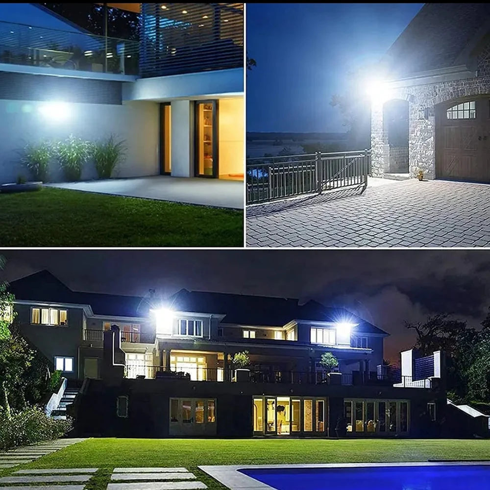 High Brightness LED Flood Light AC220V 30W 50W 100W Outdoor IP68Waterproof Floodlight Spotlight Street Wall Lamp Garden Lighting