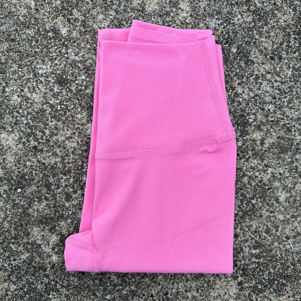 Solid Color Back Waist Pocket High Waist Fitness Yoga Legging soft Women Sport Pant Tight Butter Athletic Gym Ankle-Length Pants