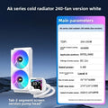 360 ARGB CPU Liquid Cooler with Segment Code Screen, Intelligent Temperature Display PC Radiator