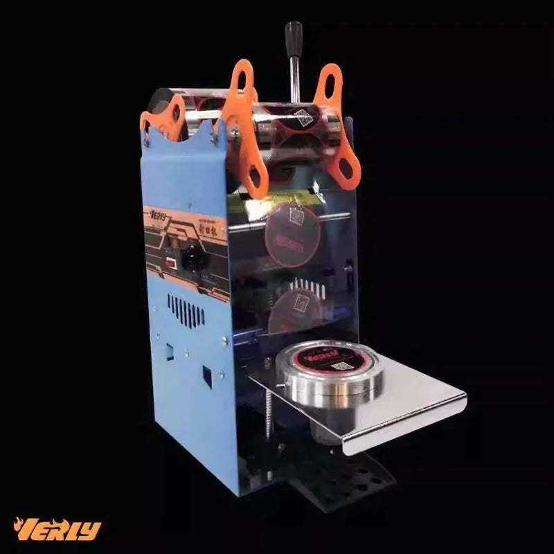 WY802F Manual Cup Sealing Machine Plastic or Paper Bubble Tea Cup Sealer 220V