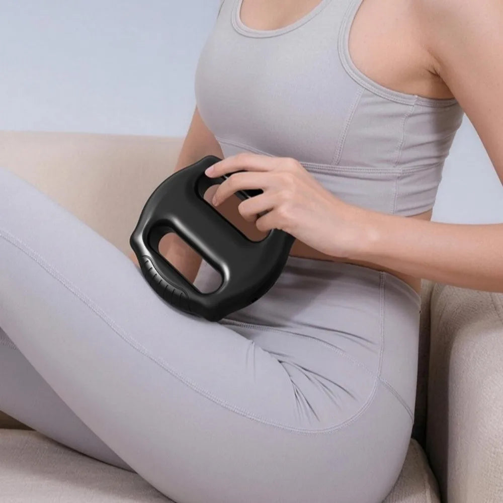 Hot Compress Electric Fascia Ring Portable Full-Body Electric Body Slimming Machine USB Charging with Belt