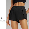 Fitness Sports Pants Women's High Waist Quick Dry Shorts Skirt Design Inner Lining Outdoor Running Shorts with Hidden Pocket