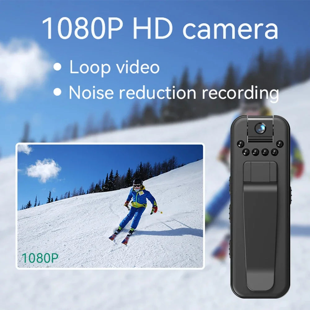 1080P HD Mini Camera Portable Small Digital Video Recorder Surveillance Camcorder Night Vision Video Police BodyCam Infrared