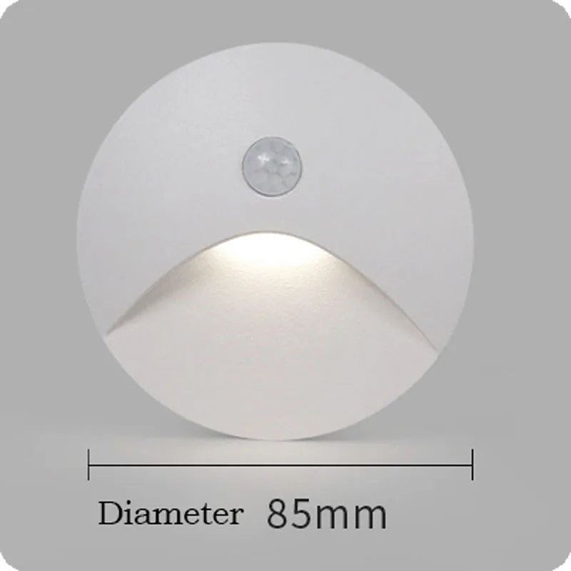 Outdoor Light IP65 Embedded Wall Light 3W LED Indoor Recessed Stair Lighting  Balcony Porch Aisle Courtyard Indoor Wall Light