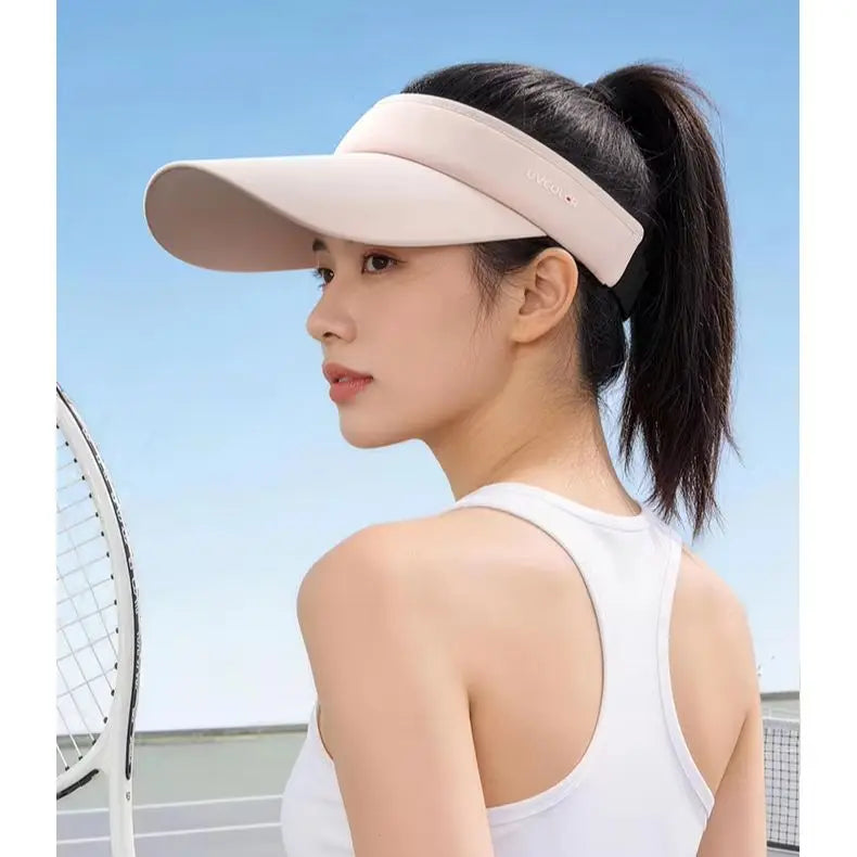 "Air-crowned hat, sunshade hat, marathon running hat, summer outdoor sunscreen sun hat"