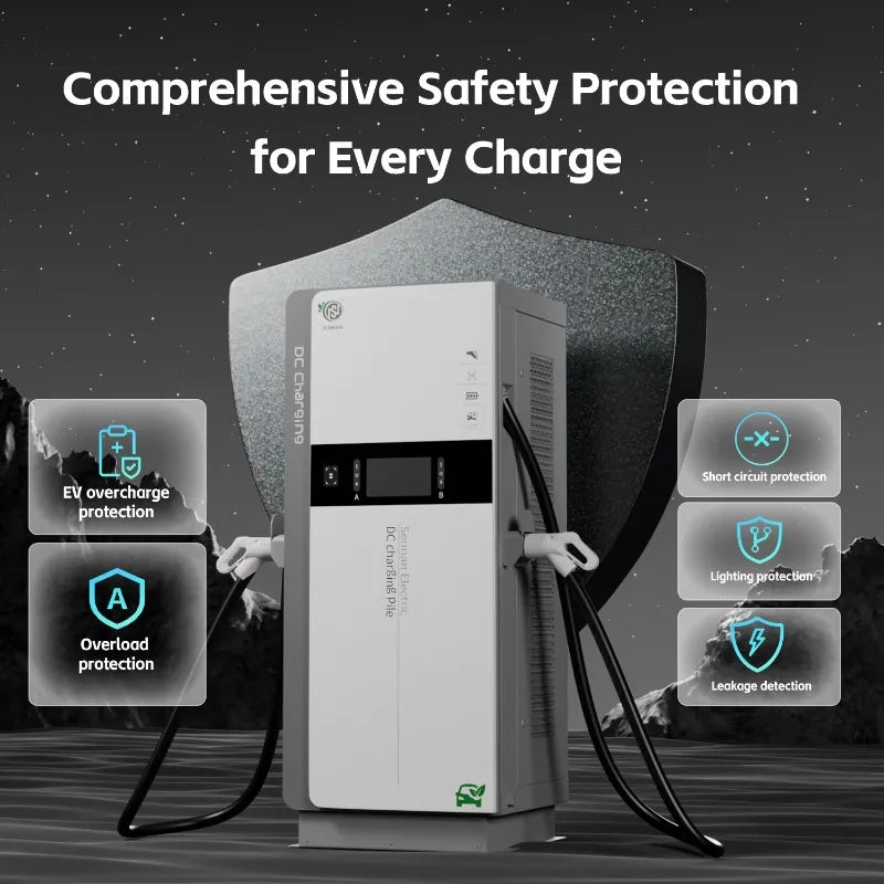 Custom Car Charger 60KW 80KW 120KW 3Phase,Commercial Fast EV Charging Station High Power Electric Vehicle Charger Professional