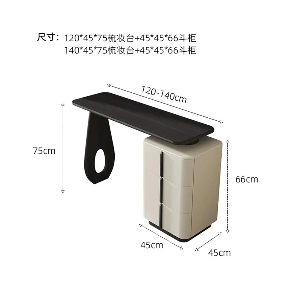 Modern Mirror Lights Stool Vanity Table Europe Set Women Kids Dressing Table Bedroom Organizer Luxury Tocador Mueble Furniture