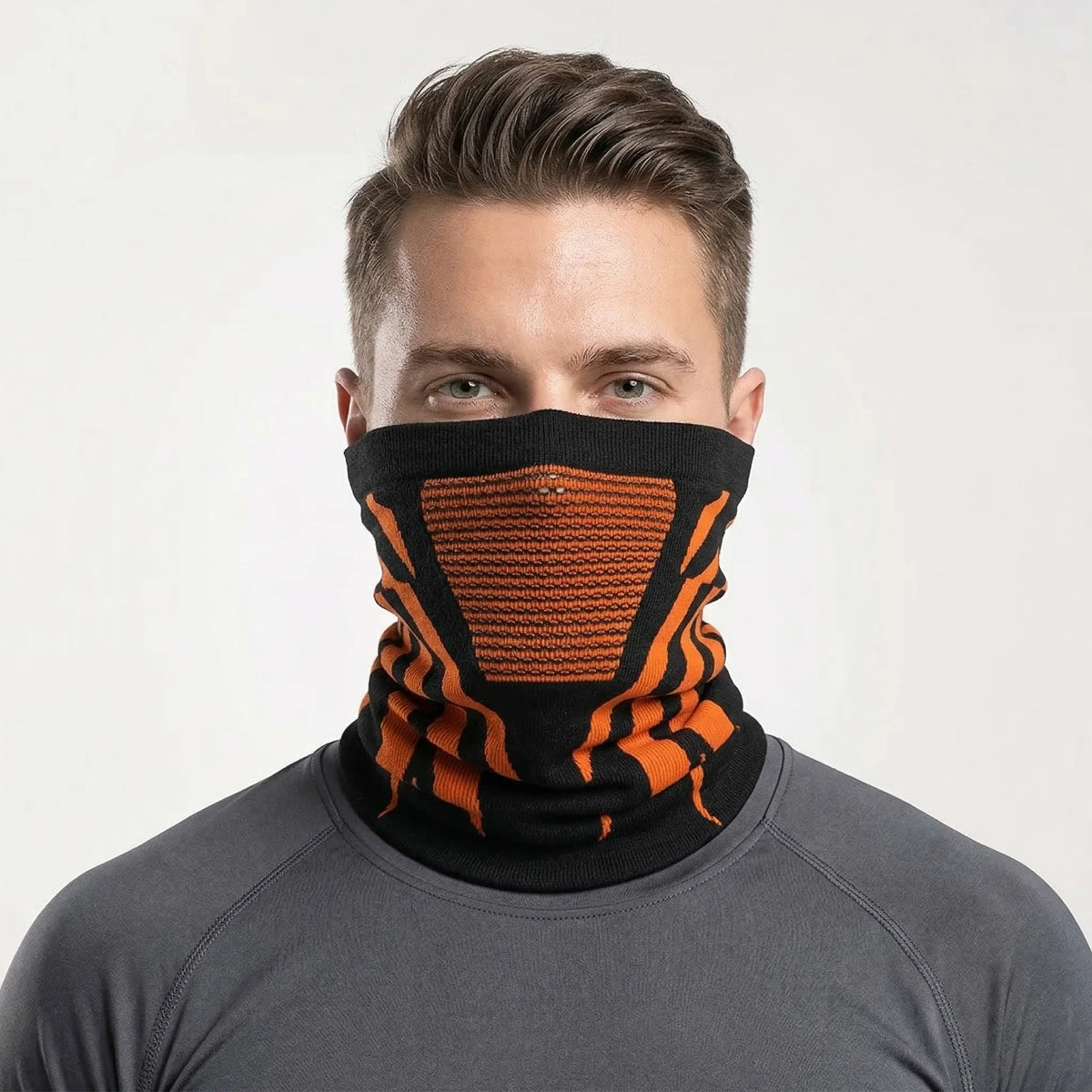 1pc/2pcs/3pcs Unisex Winter Breathable Warm Ski Mask Bike Motorcycle Half Face Mask Scarf Outdoor Hiking Fishing Cycling Mask