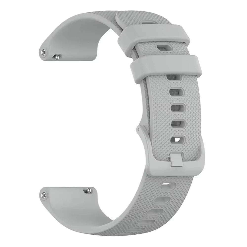 Silicone Strap 20mm For Garmin Forerunner 645 165 245 245M/Vivoactive 5 3 Wristband Bracelet For For Garmin Venu SQ SQ2 Band