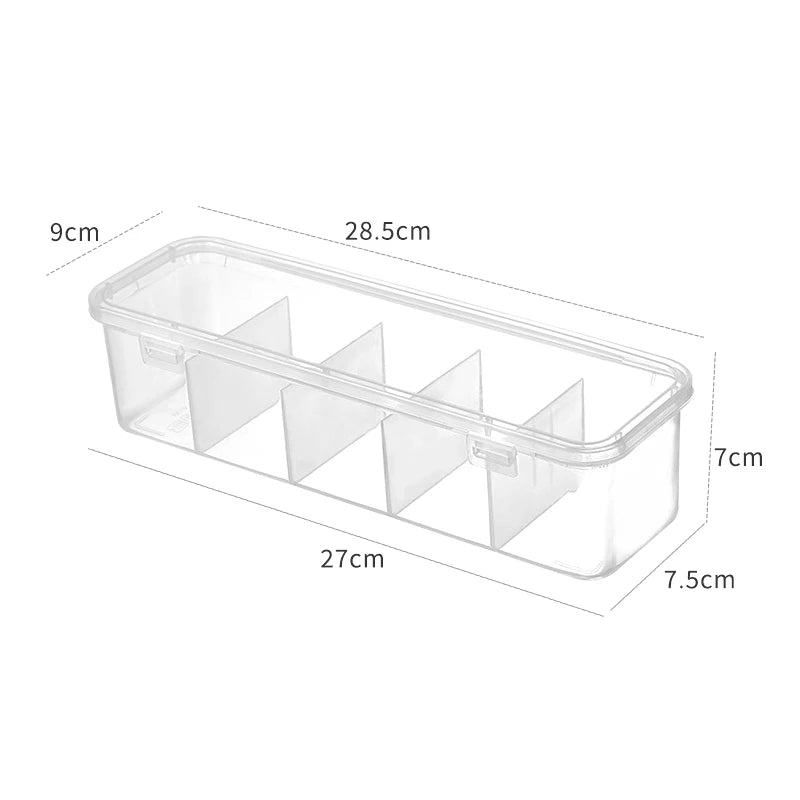 See-Through Charge Cable Organizer Box Data Cable Management Box USB Storage Box Small Desk Accessories Organizer And Storage