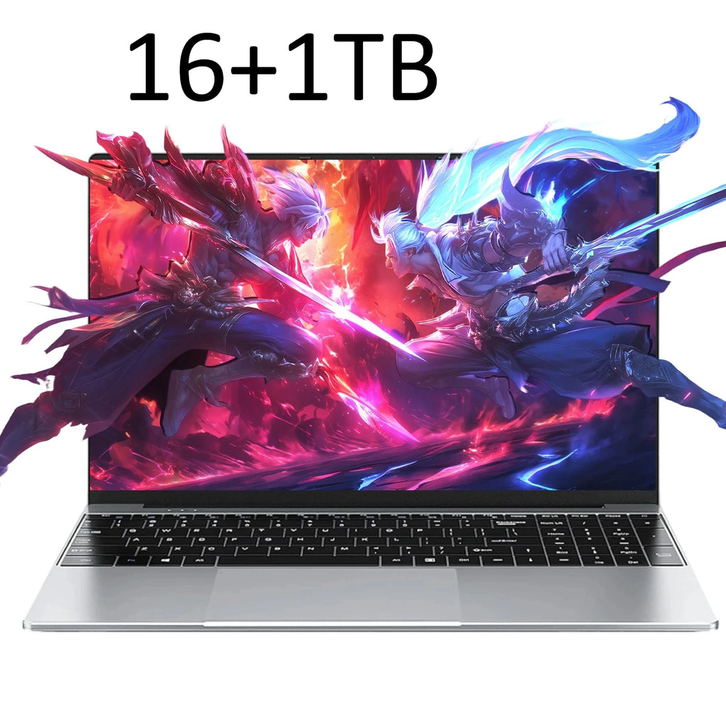 PC Notebook 15.6' Laptop Intel Core I9 10980HK 32GB RAM 2TB SSD Office Gamer Laptops Fingerprint Unlock Windows 11 Pro