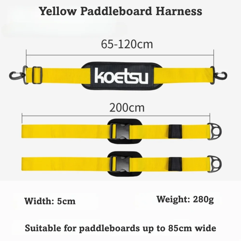 Portable SUP Carrying Strap Adjustable Length Shoulder Sling Design Paddle Board Carrier Durable Nylon Surf Paddle Board Carrier