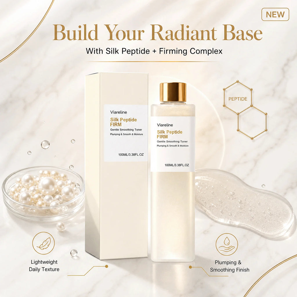 Silk Peptide EGF Toner Smoothing Plumping Face Skin Moisture Hydrating Lightweight Refreshing Skincare Toner for All Skin