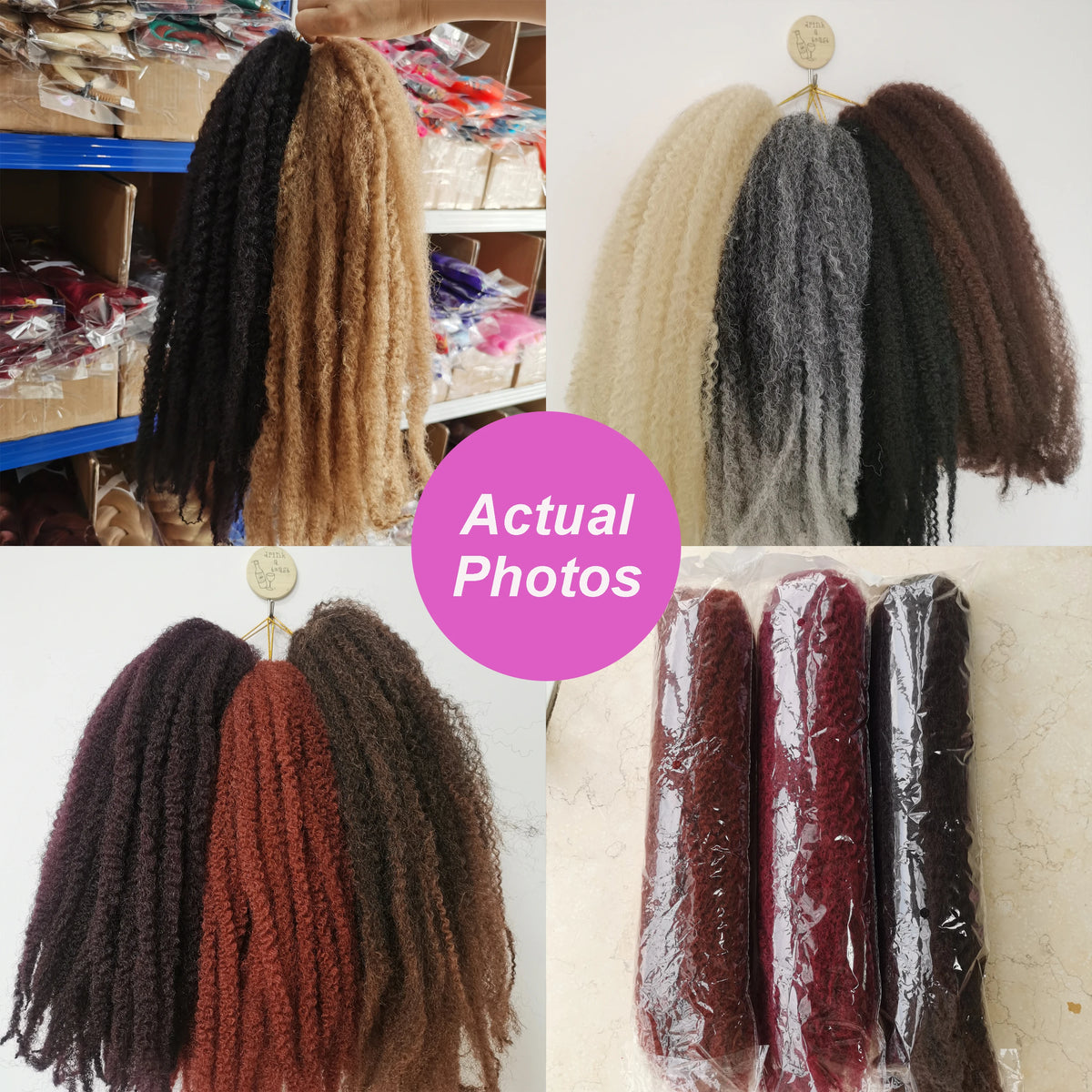 Afro Kinky Twist Crochet Hair Braids Marley Braid Hair 18inches Senegalese Curly Crochet Synthetic Braiding Hair Extensions