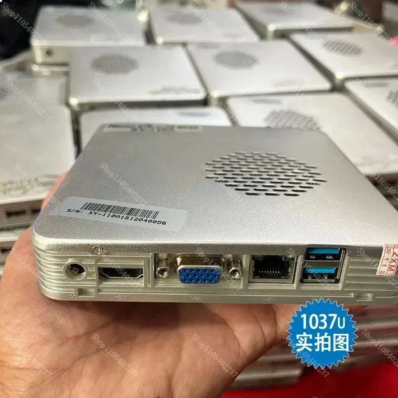 Used J1800 Low Power Mini PC Thin Client ITX Micro Computer Dual Core Portable Industrial PC Stable Energy Saving