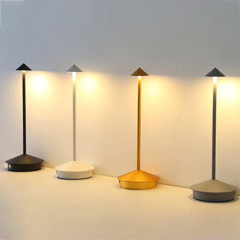 Creative Dining Touch Led Hotel Bar Coffee Pina pro Table Lamp Rechargeable Table Lamp Lampada Da Tavolo Decorative Desk Lamp