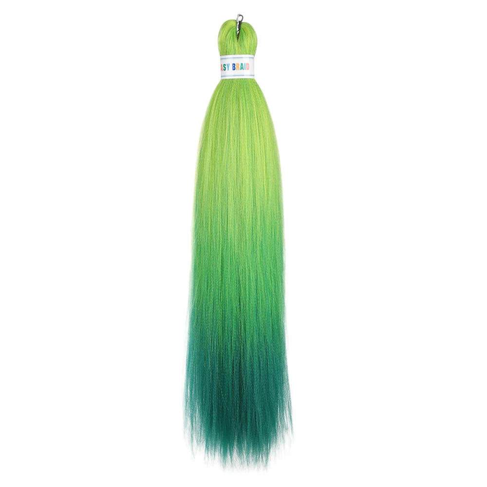 Ombre Kanekalon Braiding Hair Extensions Pre Stretched 26 Inch Synthetic Hair for Afro Jumbo Box Braids Natural Looking