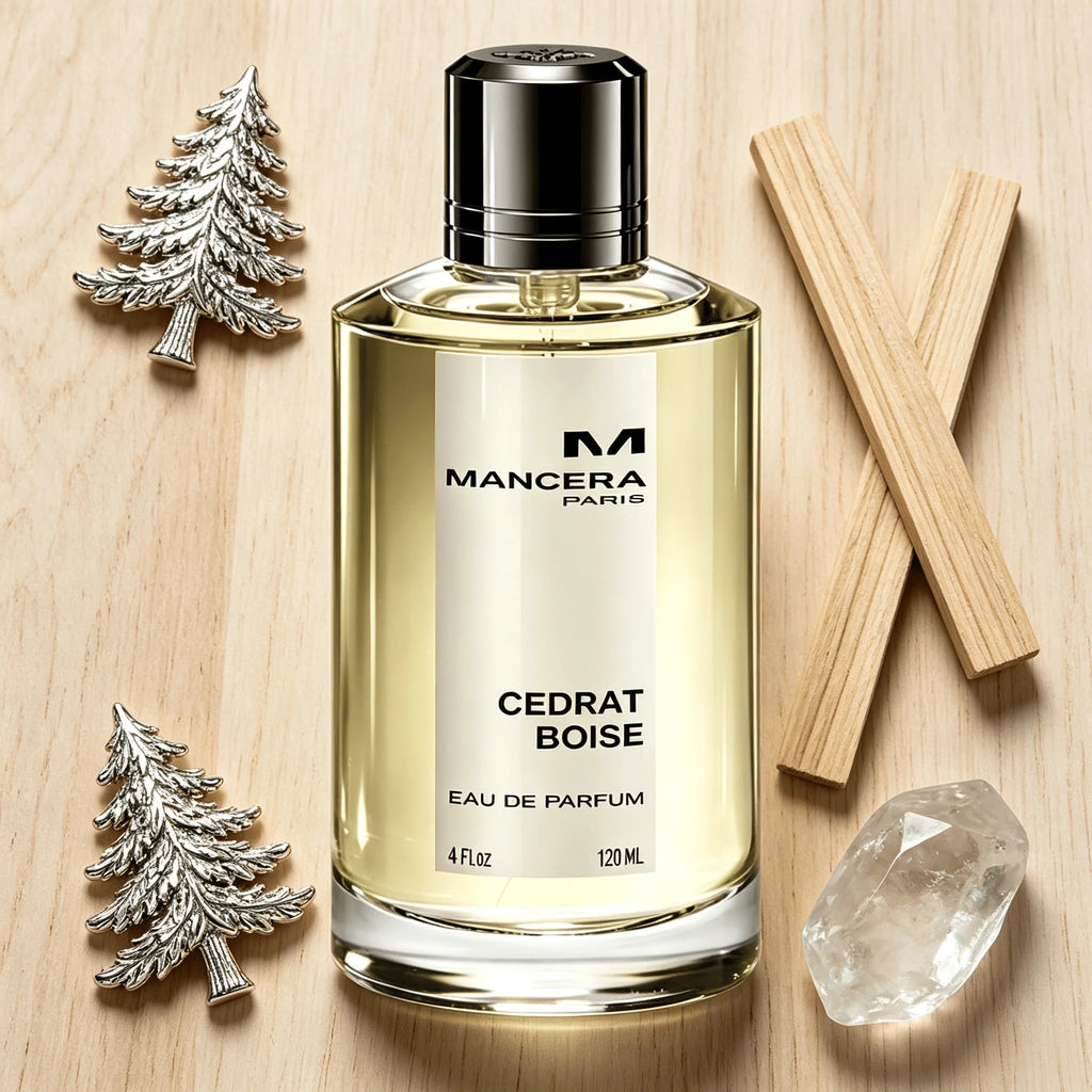 Mancera Paris cedrat Vanille Eau De Parfum 120ml Long Lasting Sweet Rose Vanilla Gourmand Fragrance Unisex Perfume Transparent Octagonal Bottle Warm Romantic Scent Valentine Holiday Gift for Him and Her
