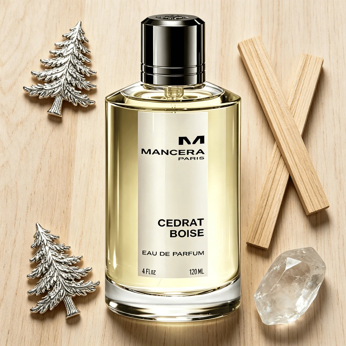 Mancera Paris cedrat Vanille Eau De Parfum 120ml Long Lasting Sweet Rose Vanilla Gourmand Fragrance Unisex Perfume Transparent Octagonal Bottle Warm Romantic Scent Valentine Holiday Gift for Him and Her