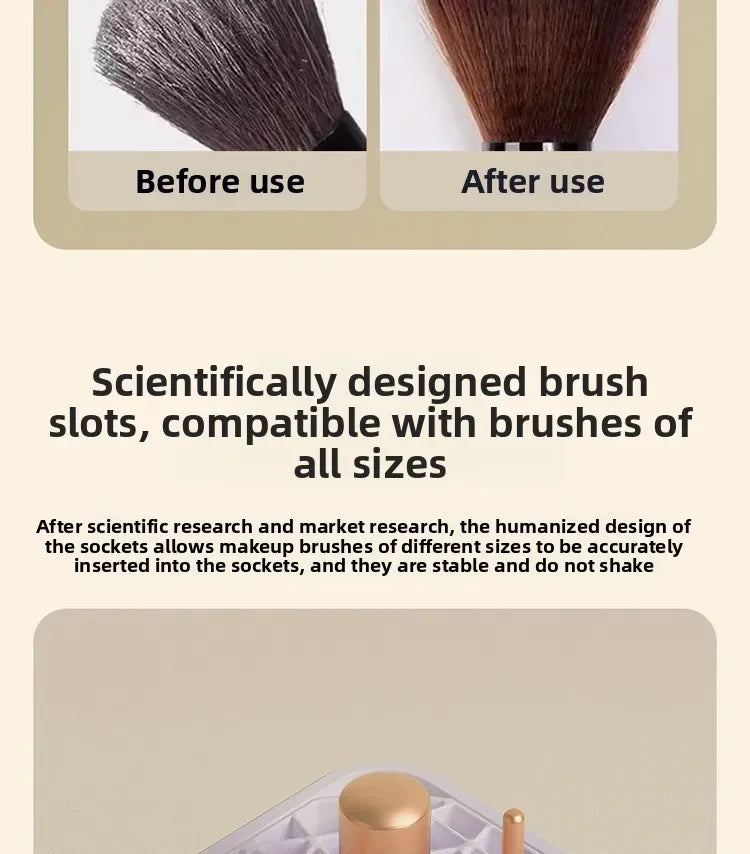 Portable Automatic Makeup Brush Cleaner Household Deep Puff Cleaning Machine Quick Cleaning of Various Beauty Tools