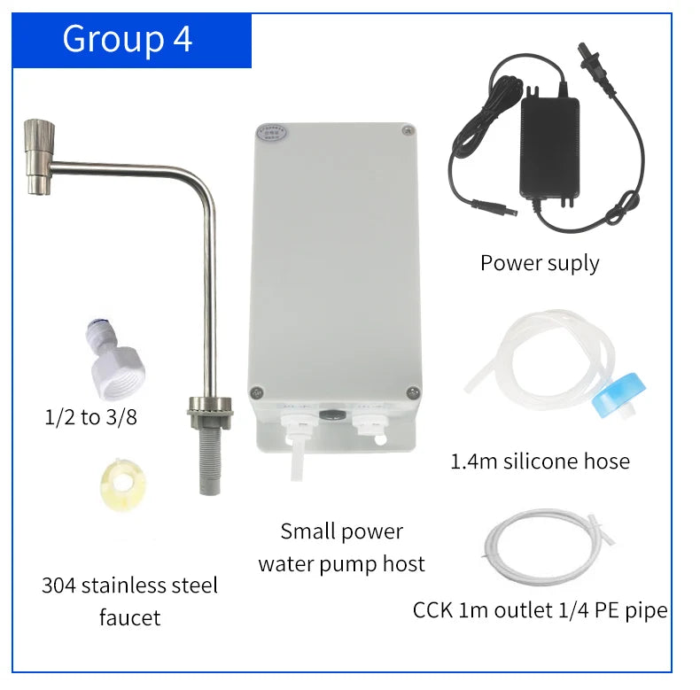 12V RV Electric Galley Water Pump 1.5 L/min Water Suction Pump Water Pump Automatic Faucet Clamp - Boat Caravan Motorhome