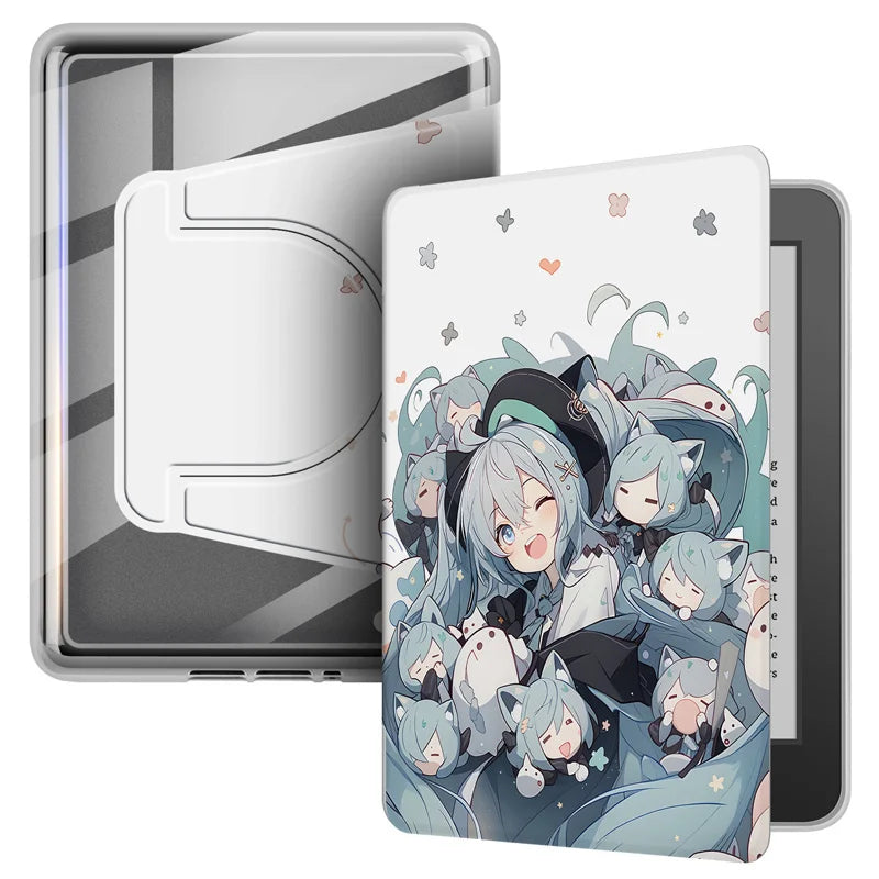 For Kindle 11th Generation Case 2024 RS23CV 360° Rotatable Magnetic Detachable Acrylic Case For Kindle 11th Gen C2V2L3 6" Funda