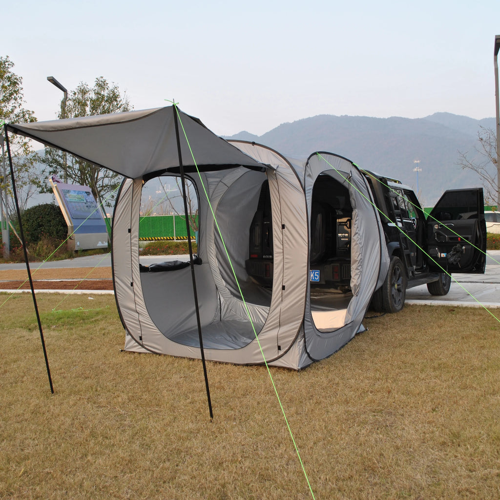 Car Tent trailer Tent, Car Tailgate Tent,Pop Up Car Rear Tent, SUV Tents Car Tents for Campers Multipurpose Truck Tent