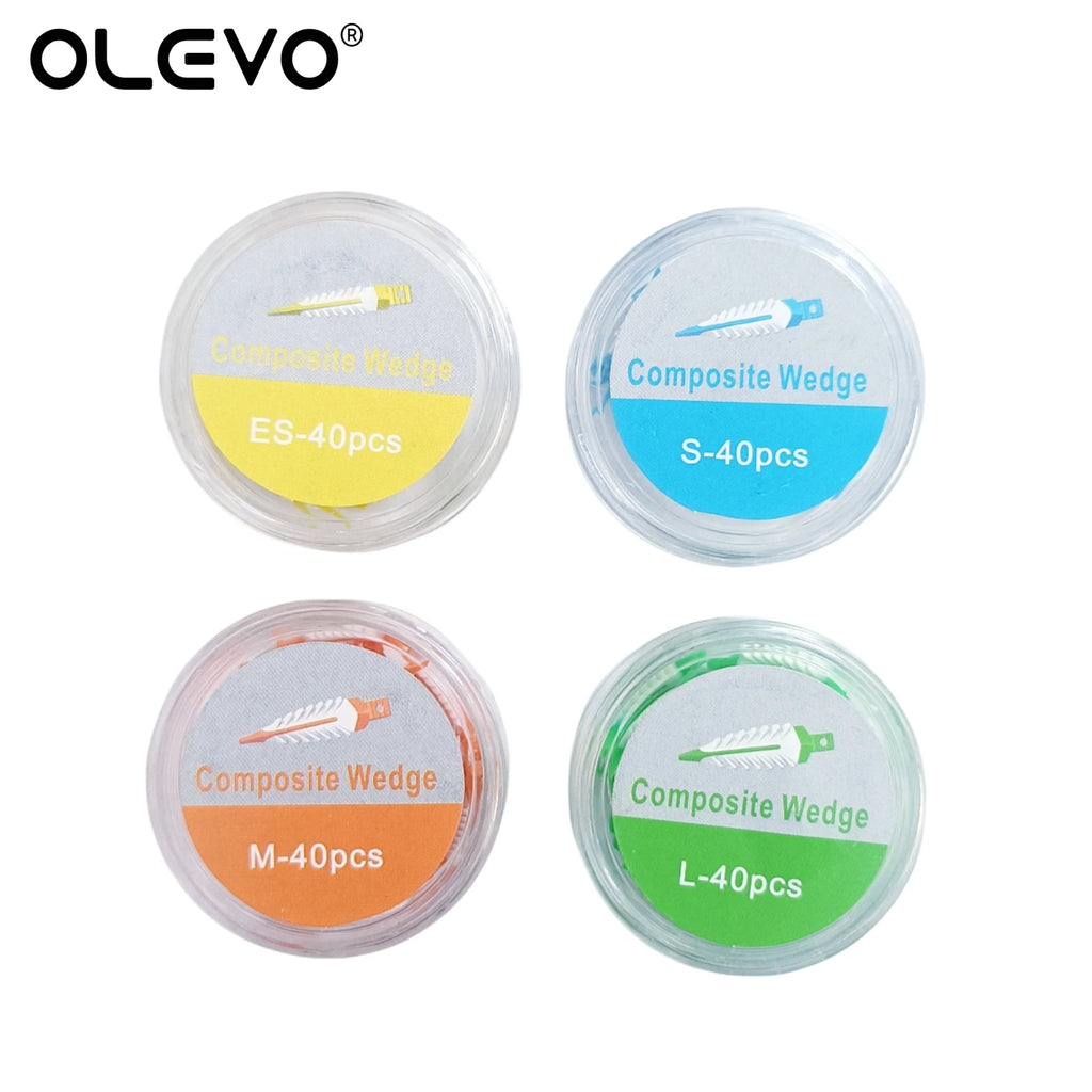 Dental Autoclave Sterilizable Silicone Interdental Wedges Kit Sealing Composite Filling Teeth Gap Wedge for Tooth Restoration