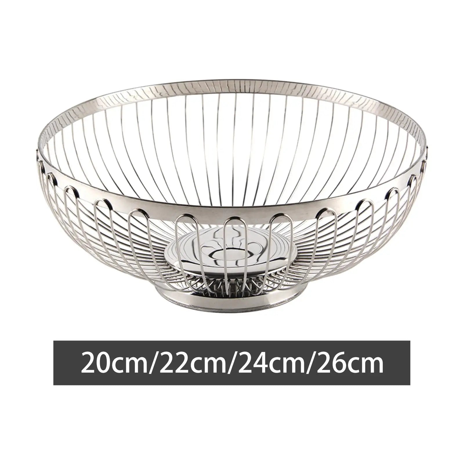 Stainless Steel Fruit Basket Countertop Fruit Bowl Kitchen Gadgets Vegetable Basket Modern Fruit Basket Stand for Reception
