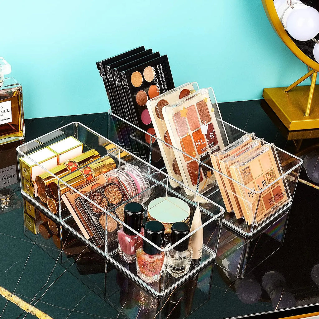 Makeup Organizer for Drawer, Makeup Organizer for Vanity, Countertop, Bathroom, Kitchen and Cabinet Storage Boxes
