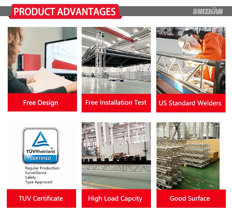 【High Quality】Truss System Professional Design Aluminum Light Truss For Sales