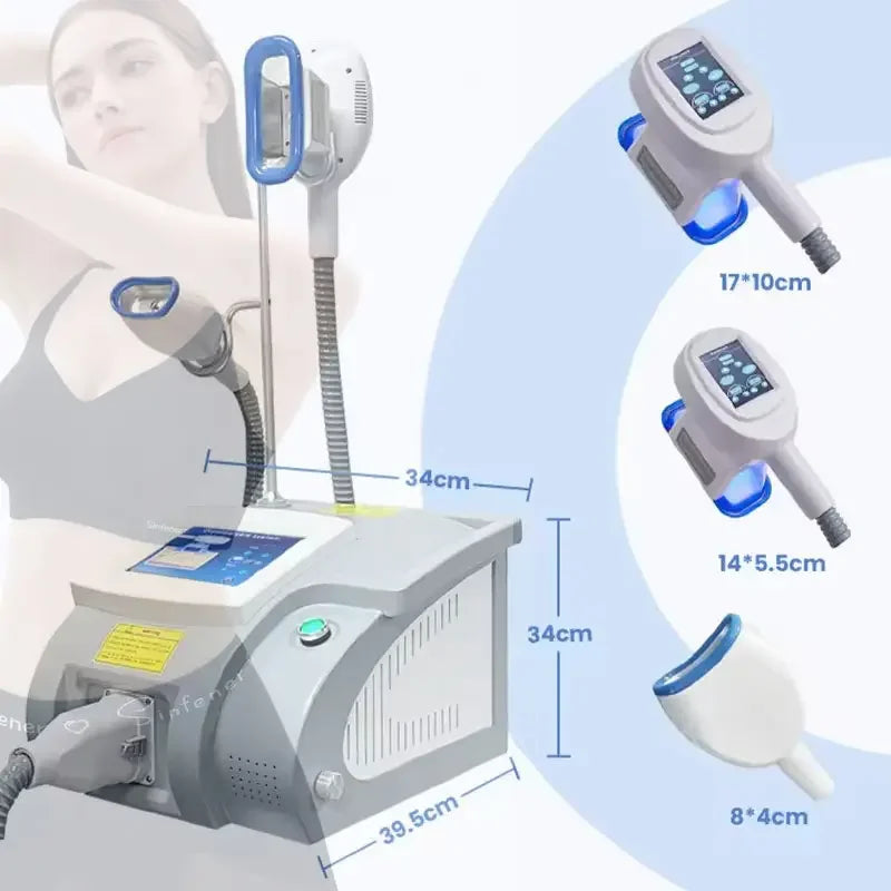 Portable 360 Cooling Sculpting Body Slimming Machine Loss Weight Fat Freezing 3 In 1 Cellulite Removal Vacuum Cavitation Machine