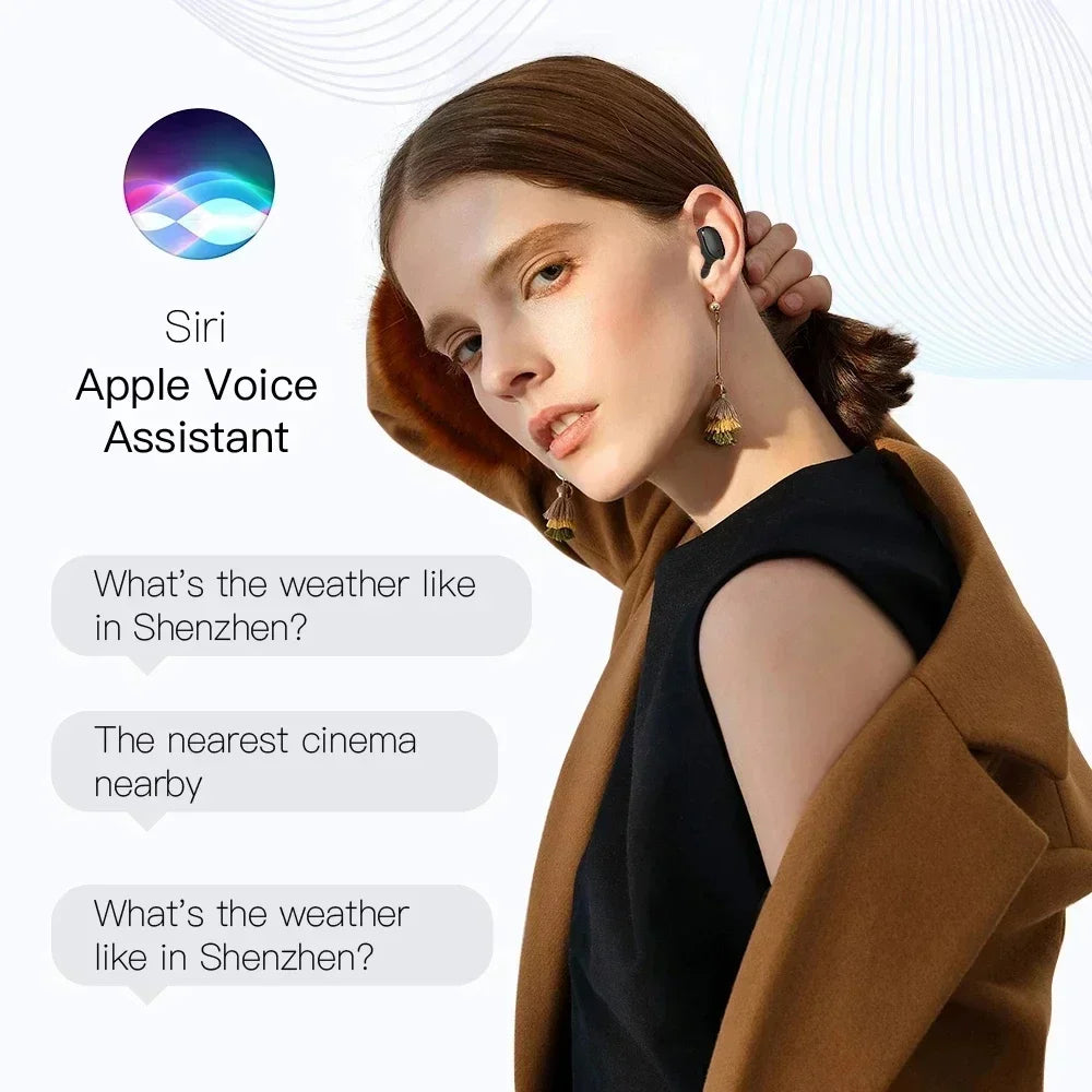 Bluetooth Earphones Sports Gaming Long Battery Comfort Wireless Headphones Premium Sound Quality Soft In-ear Earbuds