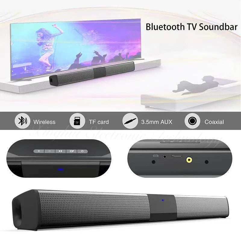 Soundbar Home Theater Sound System Bluetooth Speaker TV Computer Speaker Equipment Portable subwoofer Radio Music Center 40W